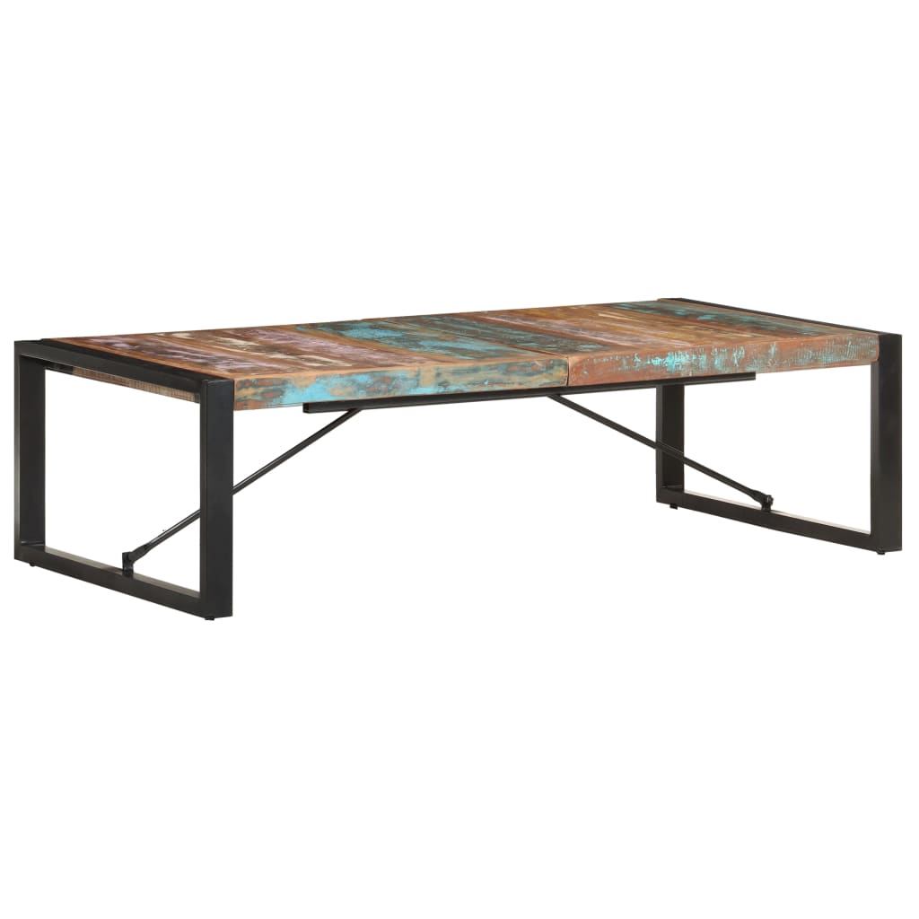 Couchtisch 140x70x40 cm Altholz Massiv