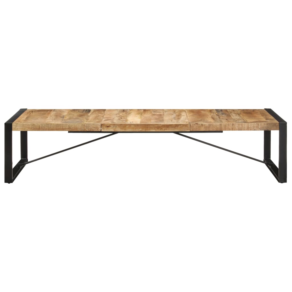 Couchtisch 180x90x40 cm Raues Mangoholz