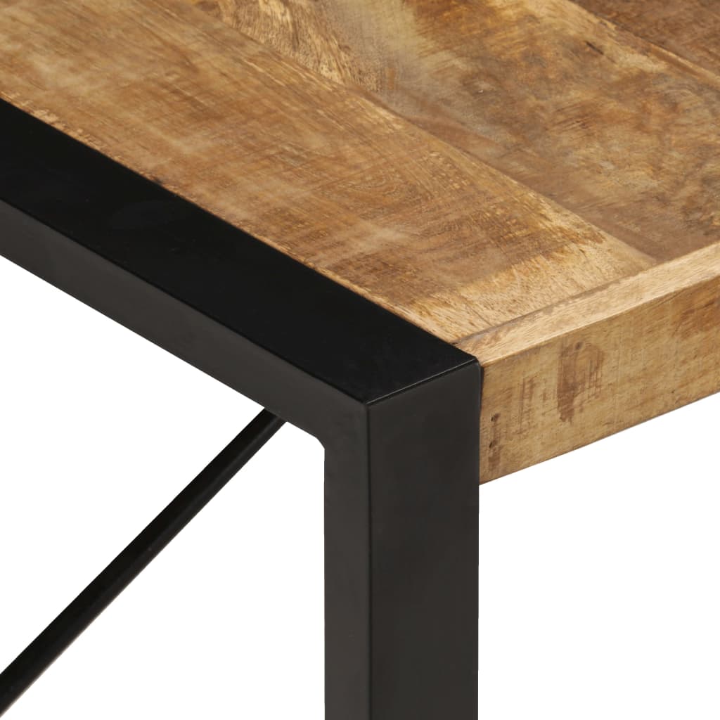 Couchtisch 180x90x40 cm Raues Mangoholz