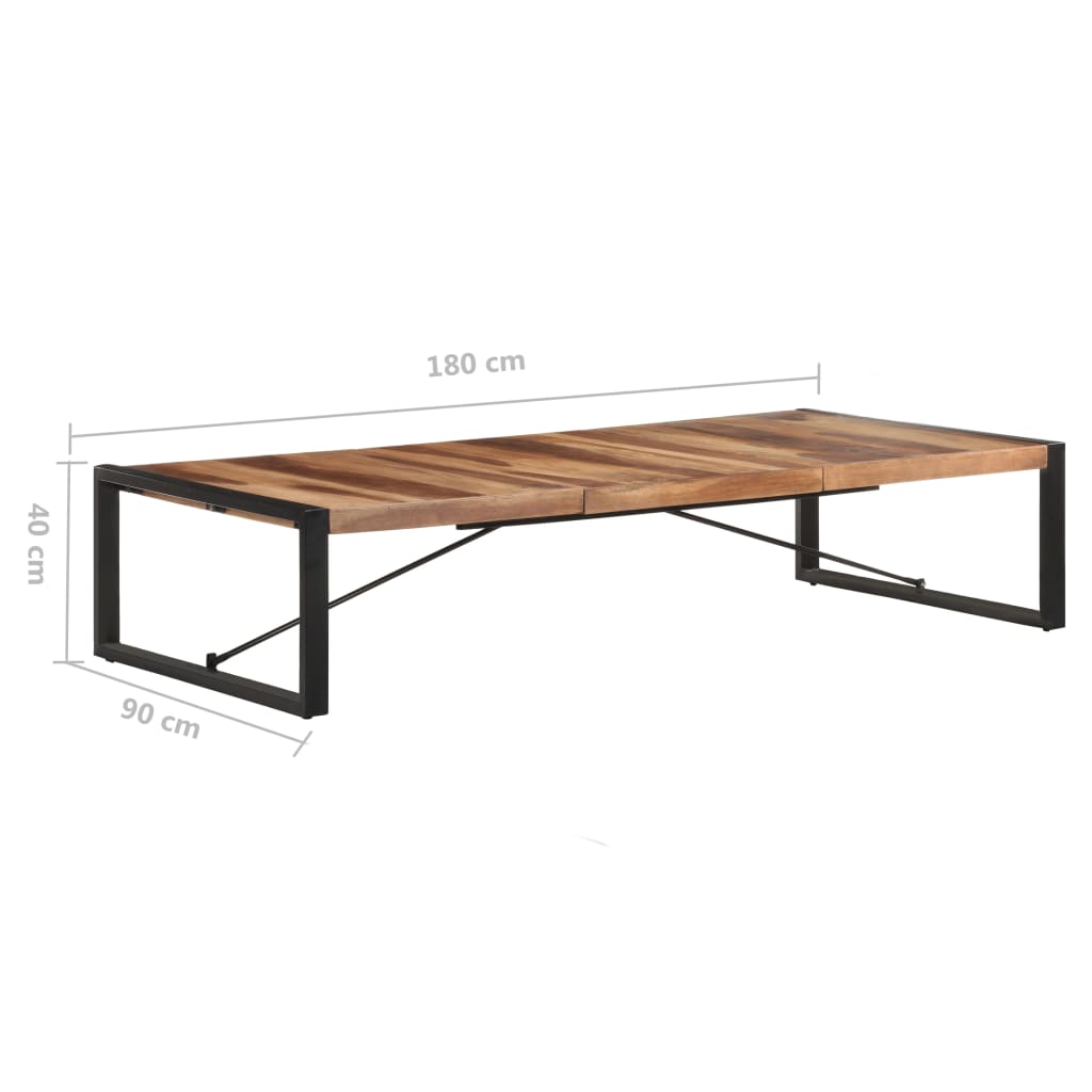 Couchtisch 180x90x40 cm Massivholz