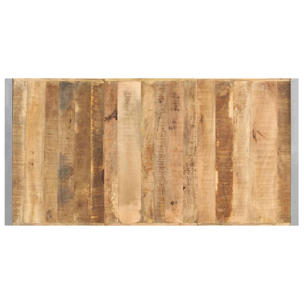 Couchtisch 180x90x40 cm Raues Mangoholz