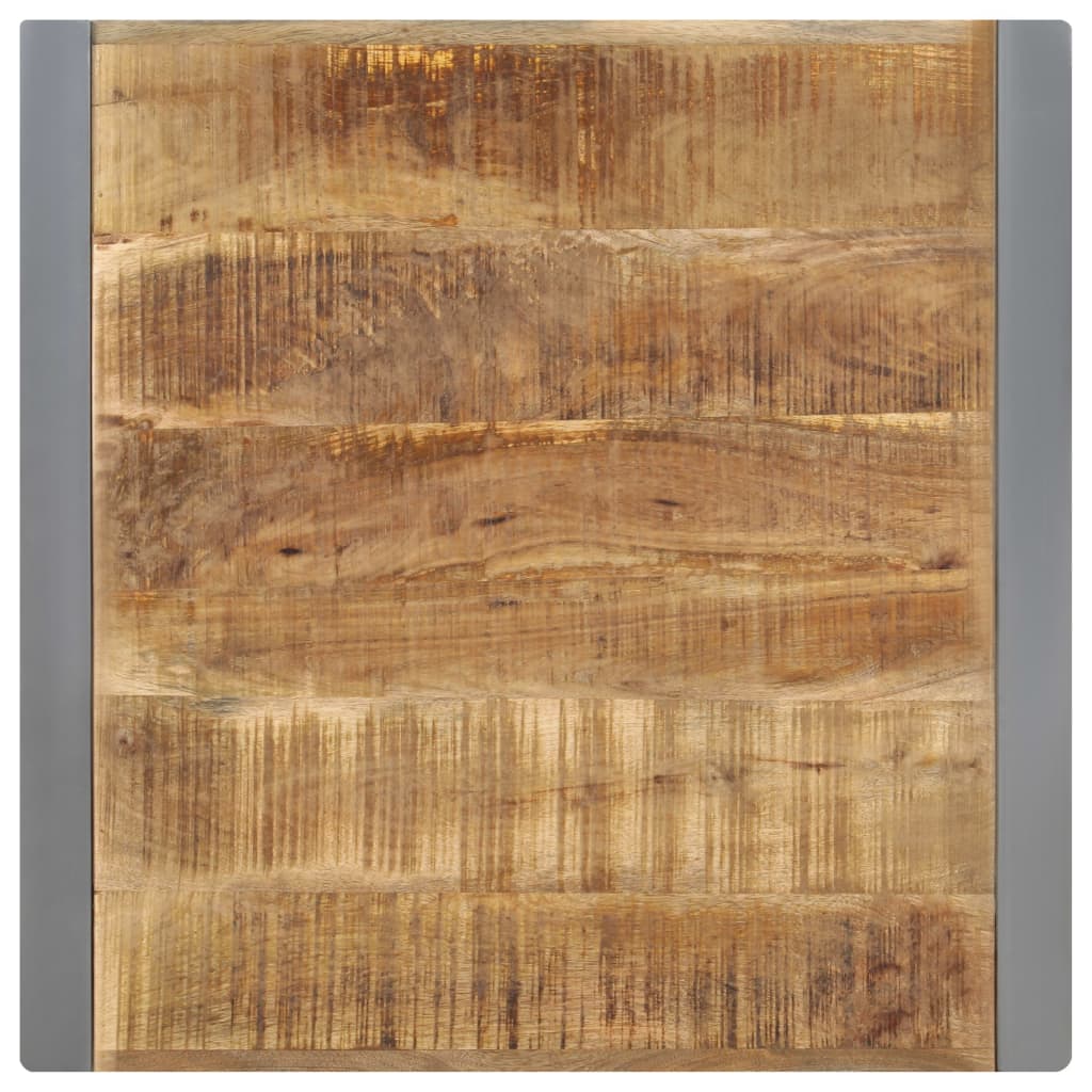 Esstisch 70x70x75 cm Raues Mango-Massivholz