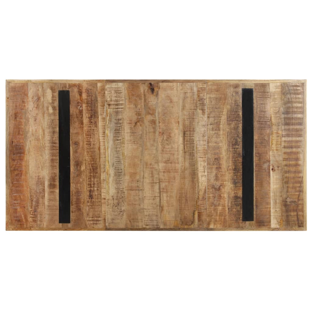 Esstisch 160x80x76 cm Raues Mangoholz