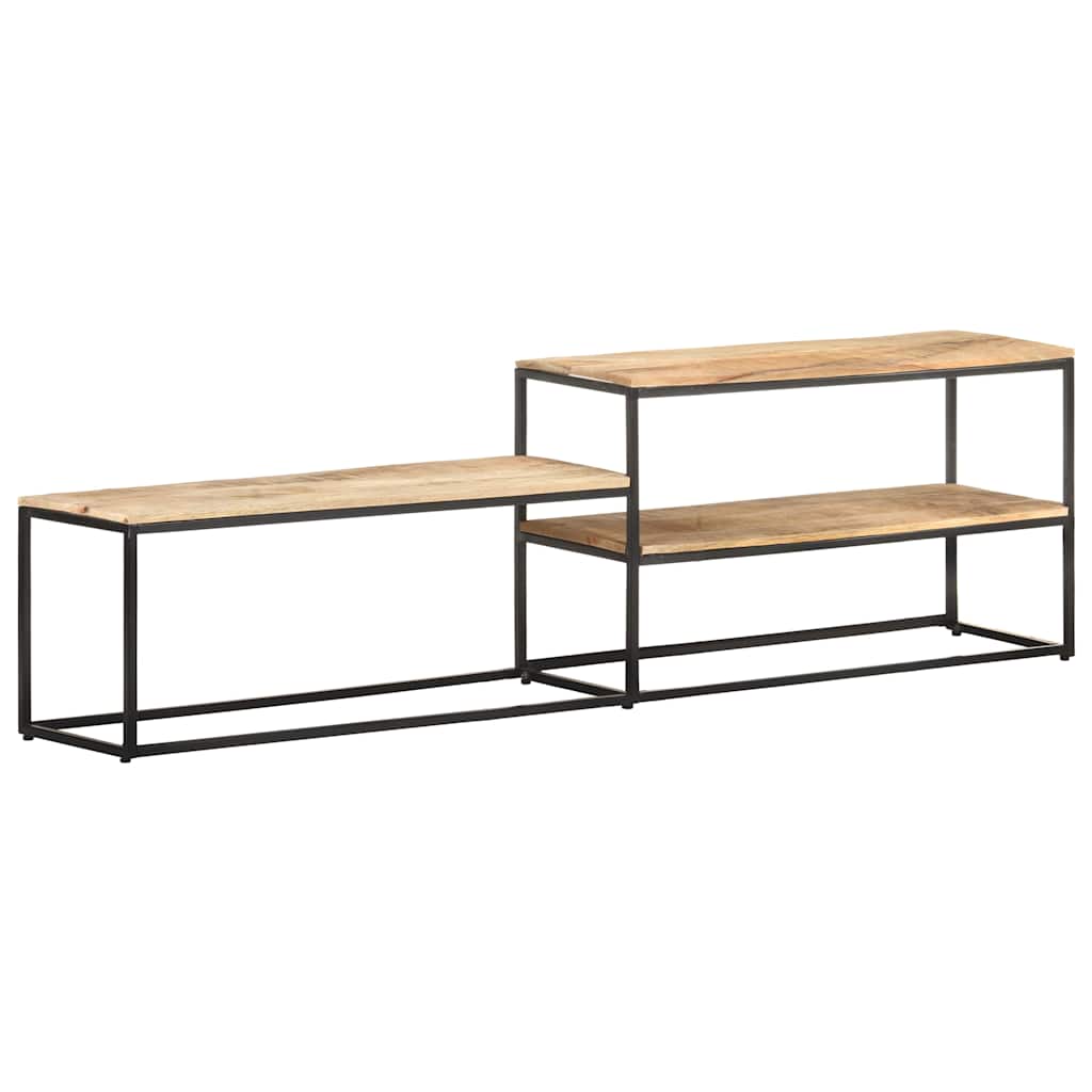 TV-Schrank 180x30x50 cm Raues Mangoholz