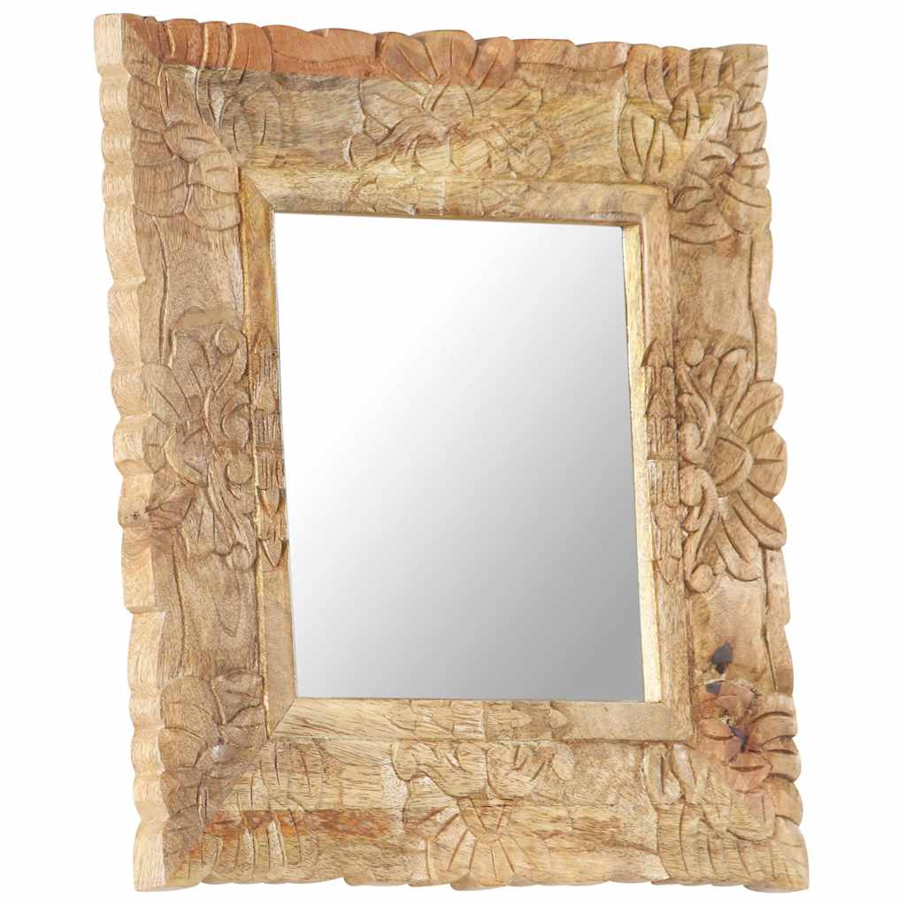 Spiegel 50x50 cm Massivholz Mango