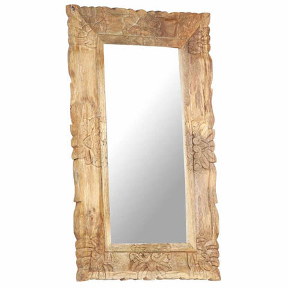 Spiegel 80x50 cm Massivholz Mango