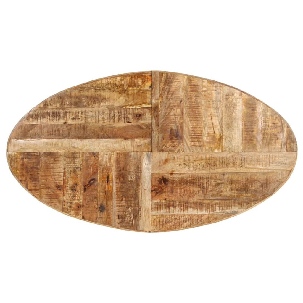 Esstisch 160x90x75 cm Raues Mangoholz