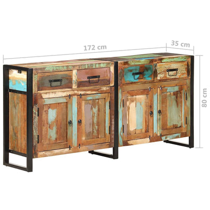 Sideboard 172x35x80 cm Altholz Massiv