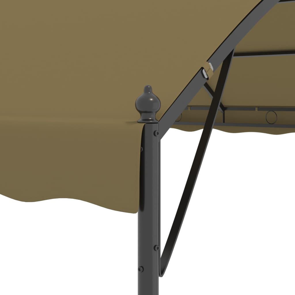 Pavillon 4x3x2,6 m Taupe 180 g/m²