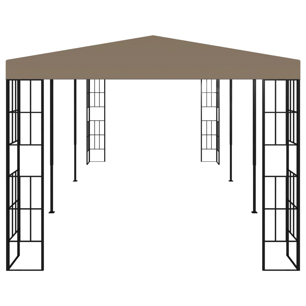 Pavillon 6x3 m Taupe