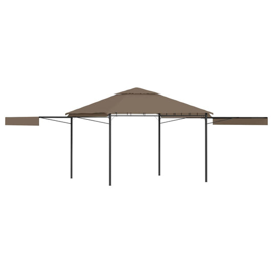 Pavillon mit Doppelt Erweiterten Dächern 3x3x2,75 cm 180 g/m²