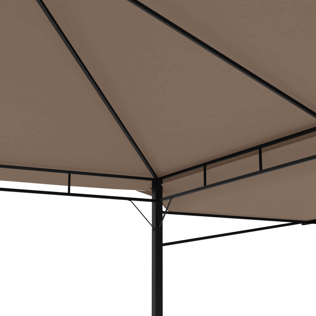 Pavillon mit Doppelt Erweiterten Dächern 3x3x2,75 cm 180 g/m²