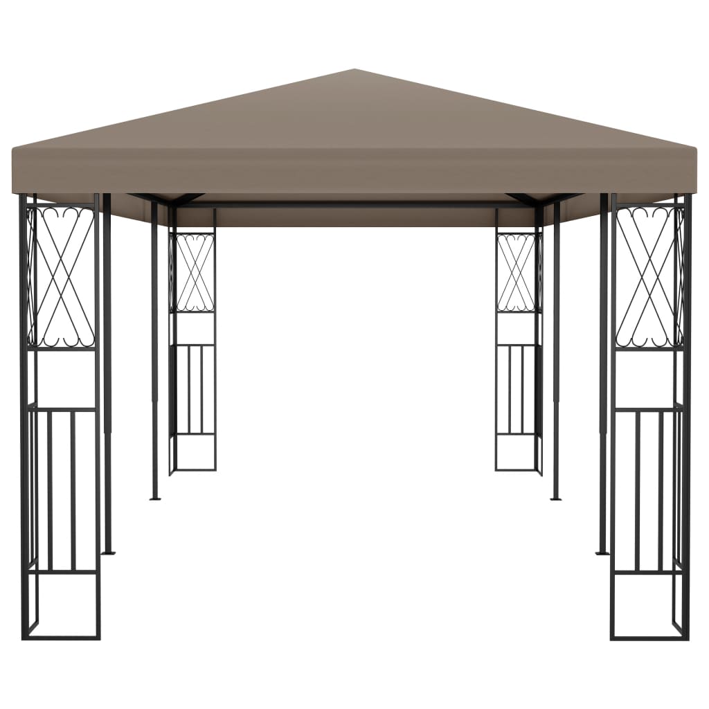 Pavillon 6x3 m Taupe Stoff