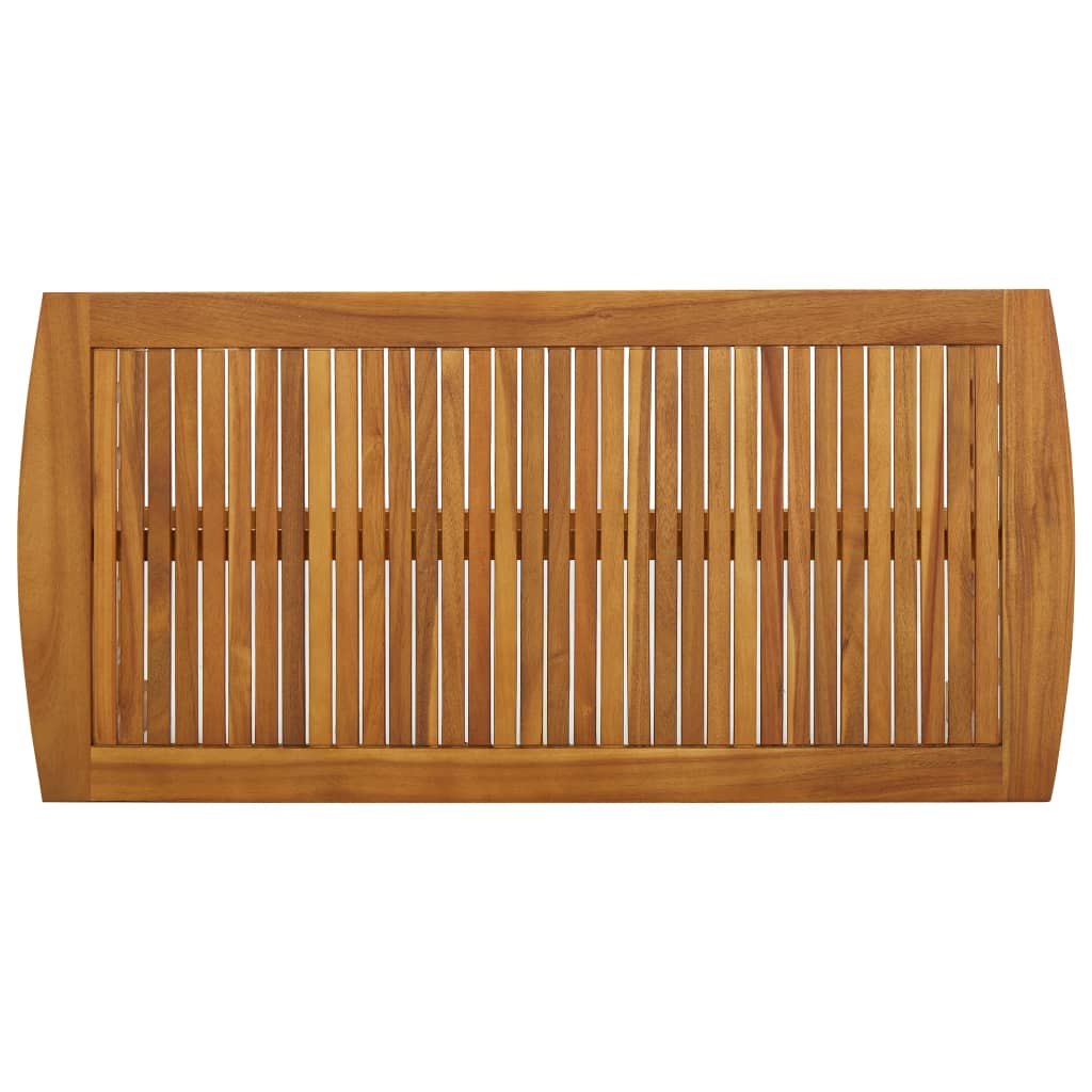 Couchtisch 102x50x43 cm Massivholz Akazie