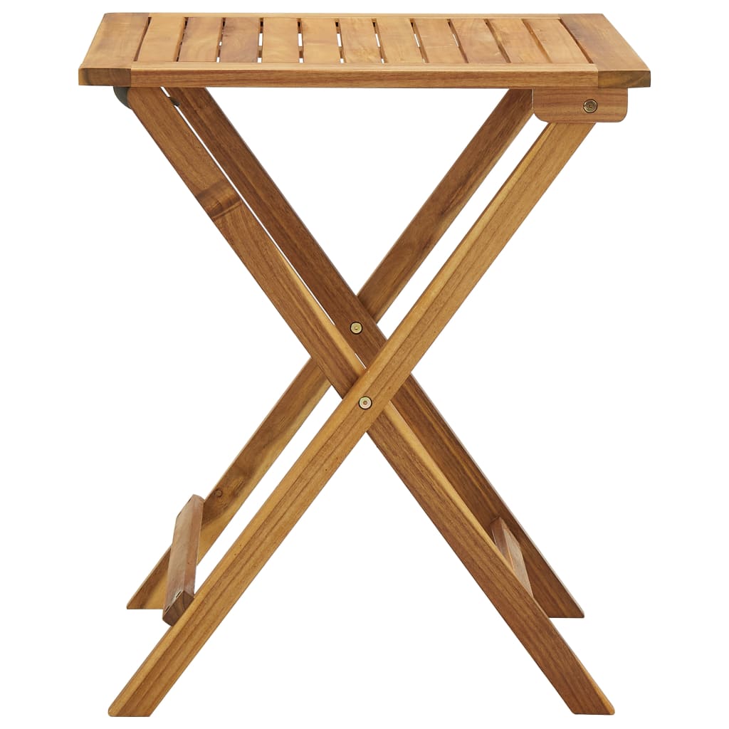 Gartenmöbel Sets | Faltbar 2 pcs Dunkelgraue Kissen Warmes Holz