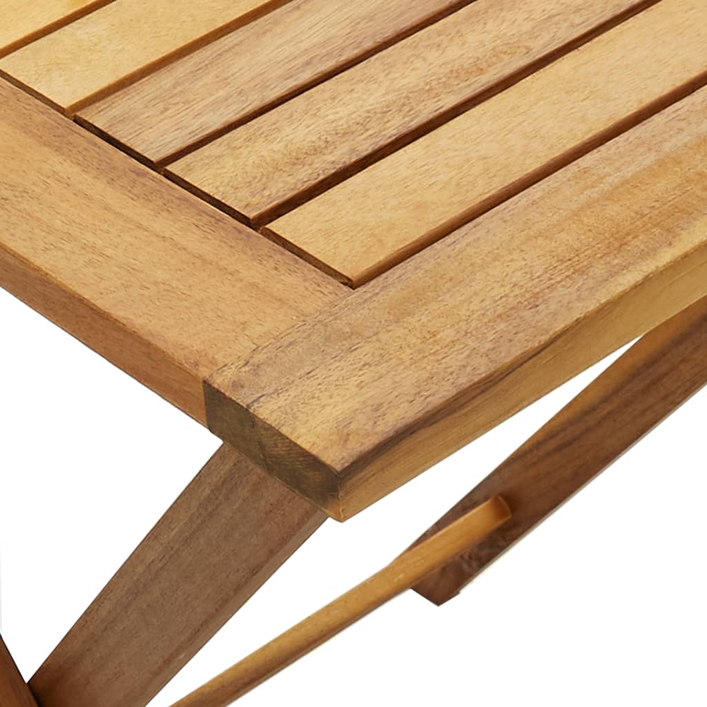 Gartenmöbel Sets | Faltbar 2 pcs Dunkelgraue Kissen Warmes Holz
