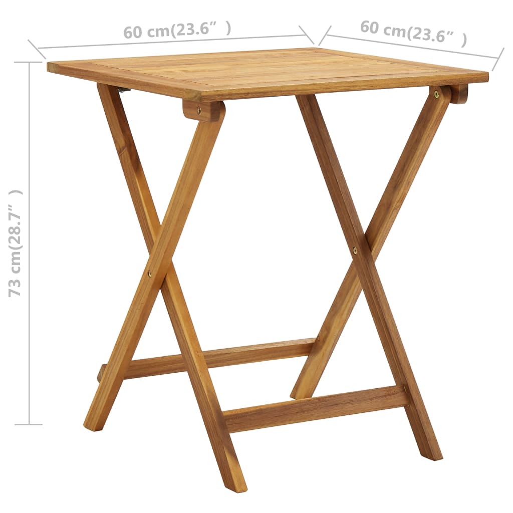 Gartenmöbel Sets | Faltbar 2 pcs Dunkelgraue Kissen Warmes Holz