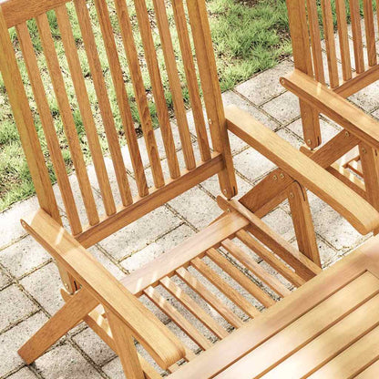 Klappstühle 3 Stk. Massivholz Akazie