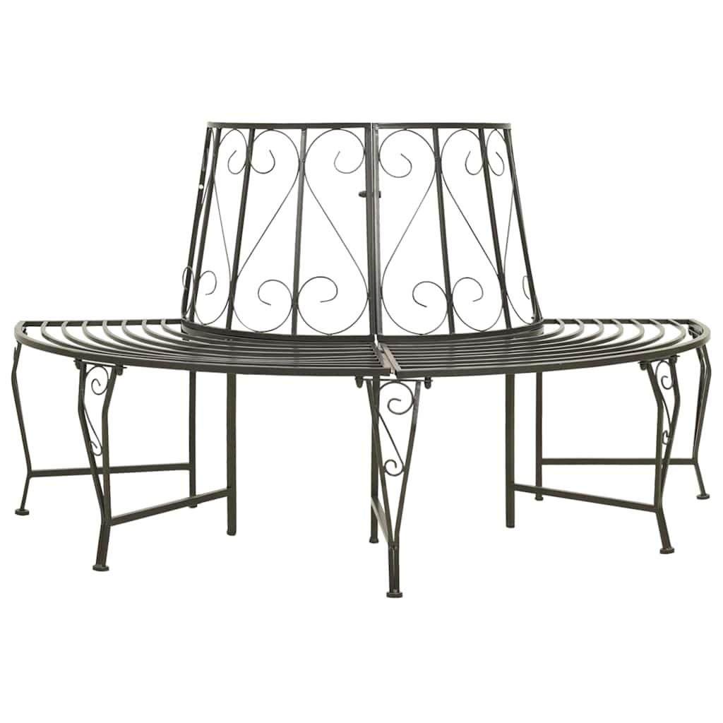 Baumbänke 1-Sitzanzahl Ø 160 x 89 cm Stahl
