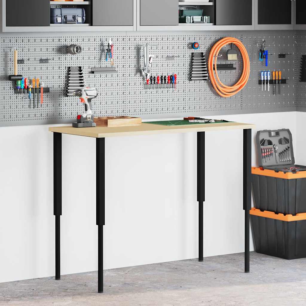 Werkbankgestell Verstellbar 2 Stk. Metall 55x(69-95,5) cm