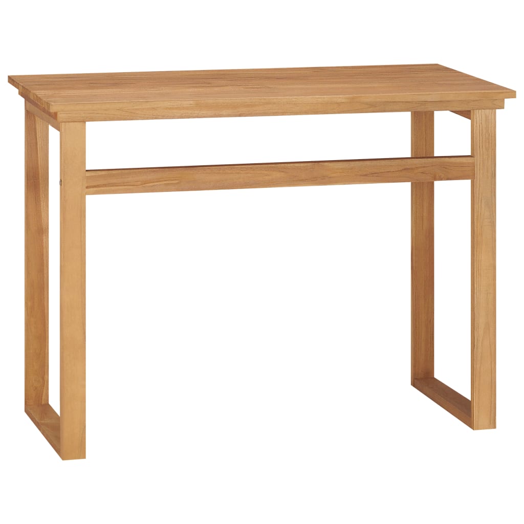 Schreibtisch 100x45x75 cm Massivholz Teak