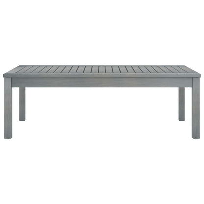 4-tlg. Garten-Lounge-Set mit Auflagen Massivholz Akazie