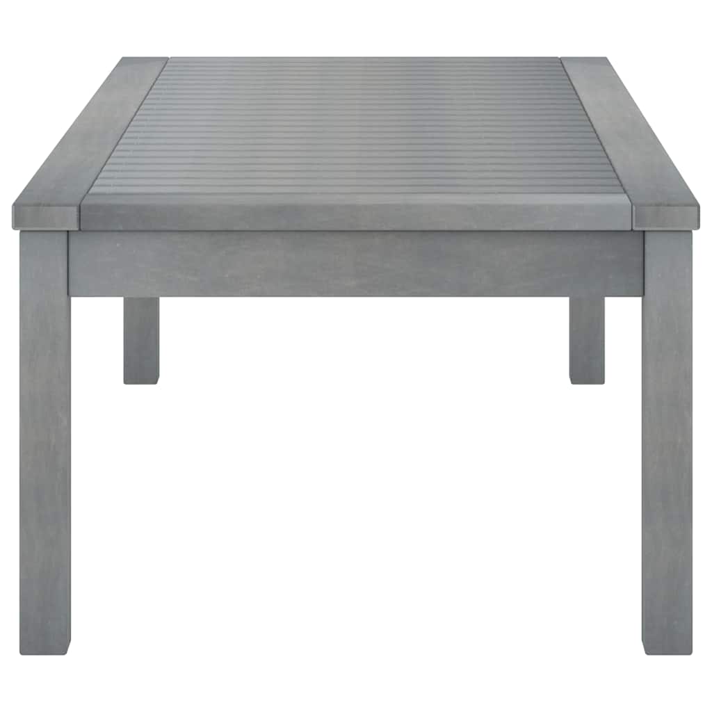 4-tlg. Garten-Lounge-Set mit Auflagen Massivholz Akazie