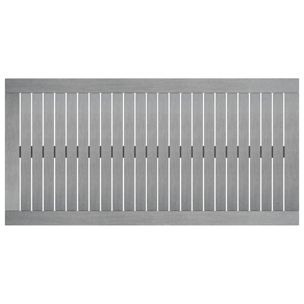 4-tlg. Garten-Lounge-Set mit Auflagen Massivholz Akazie