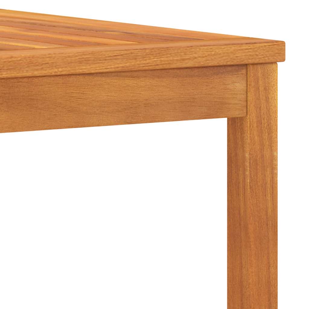 3-tlg. Garten-Lounge-Set mit Creme Kissen Akazie Massivholz