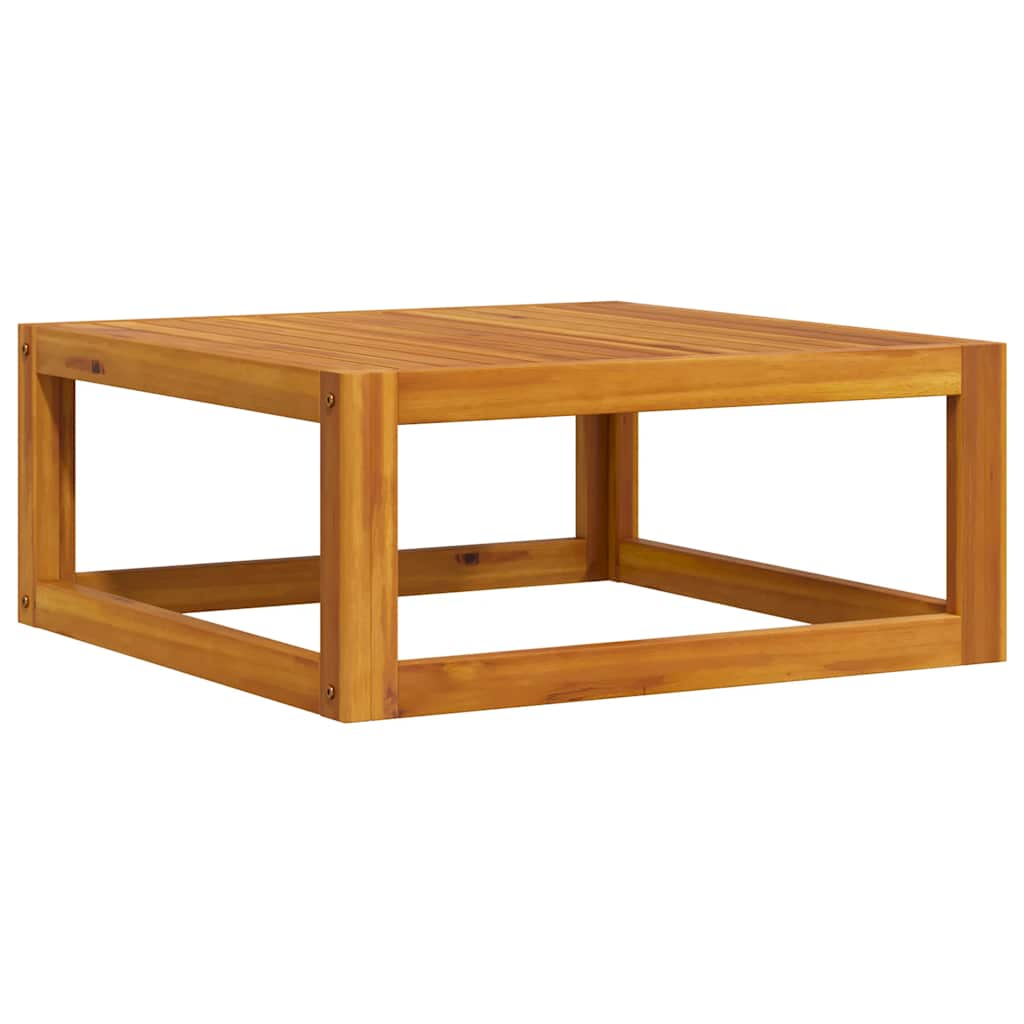3-tlg. Garten-Lounge-Set mit Creme-Kissen Massivholz Akazie