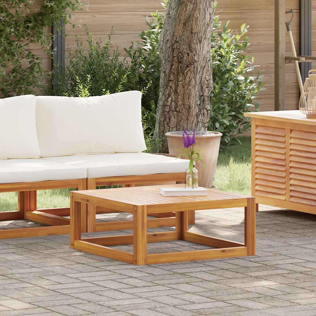2-tlg. Garten-Sofagarnitur mit Auflage Massivholz Akazie
