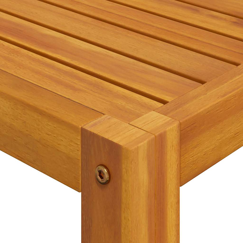 2-tlg. Garten-Sofagarnitur mit Auflage Massivholz Akazie