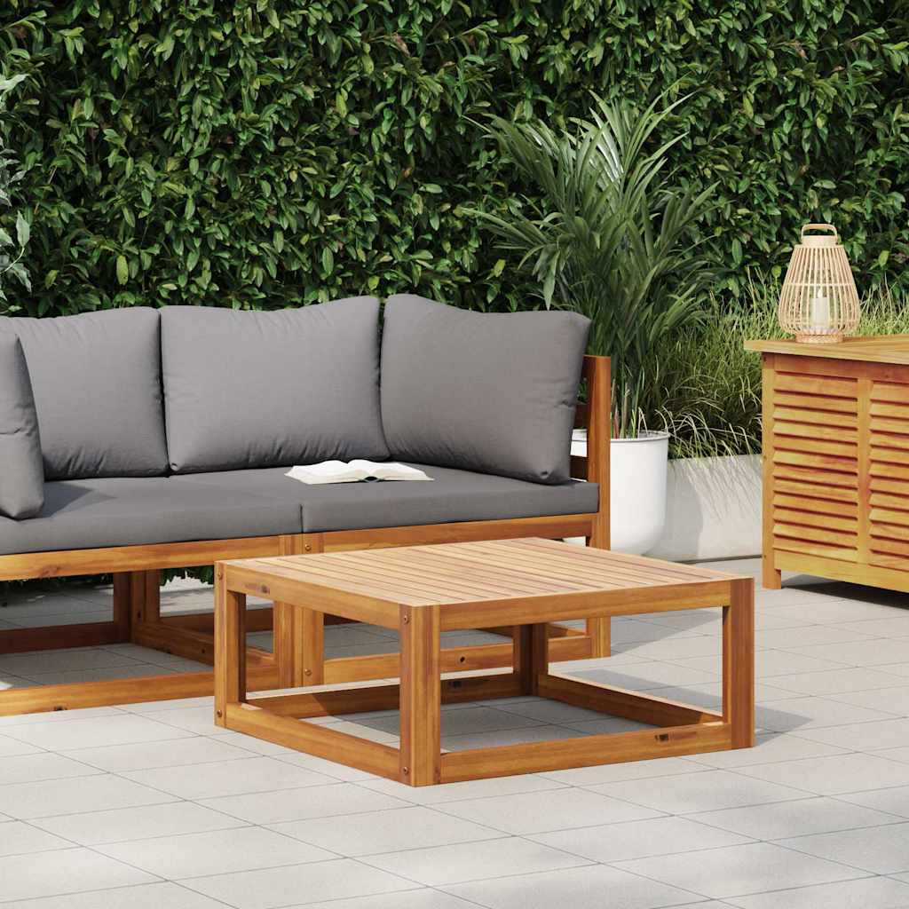 Couchtisch 68x68x29 cm Massivholz Akazie