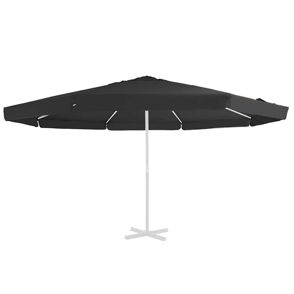 Ersatzbezug für Sonnenschirm Schwarz 515 cm