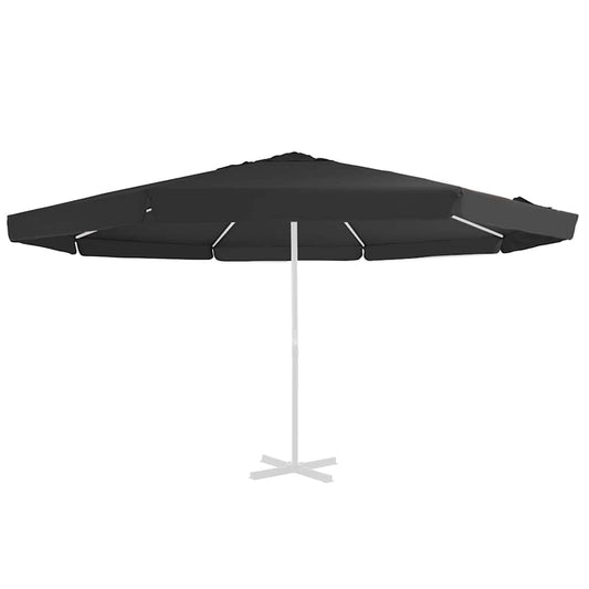Ersatzbezug für Sonnenschirm Schwarz 515 cm