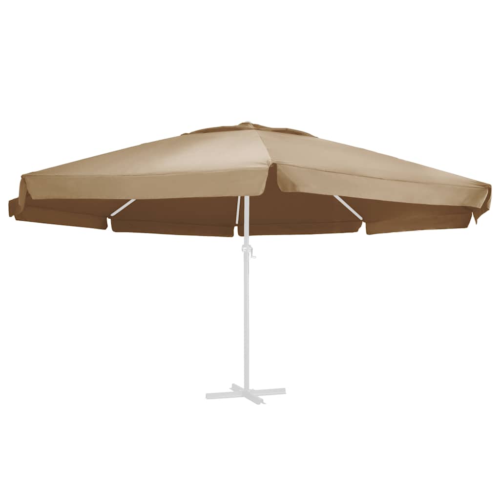 Ersatzbezug für Sonnenschirm Taupe 610 cm