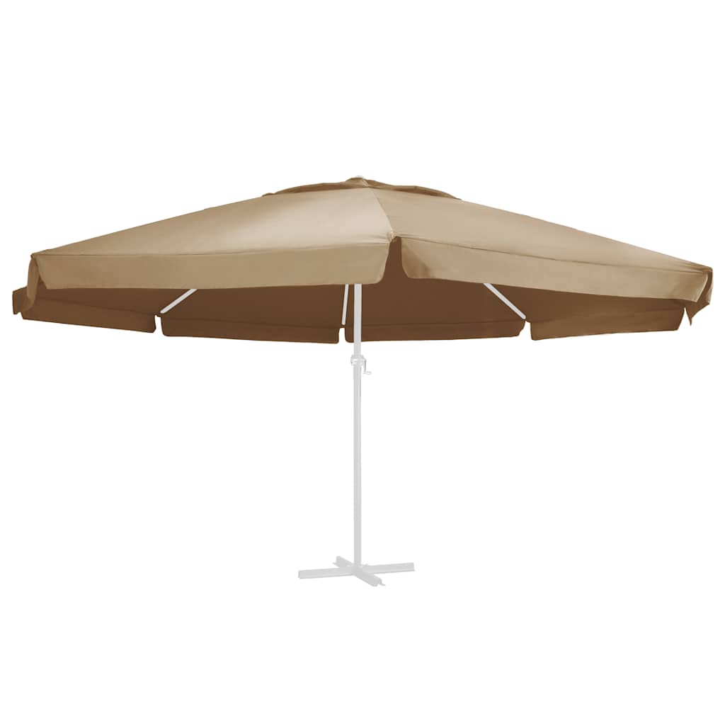 Ersatzbezug für Sonnenschirm Taupe 610 cm