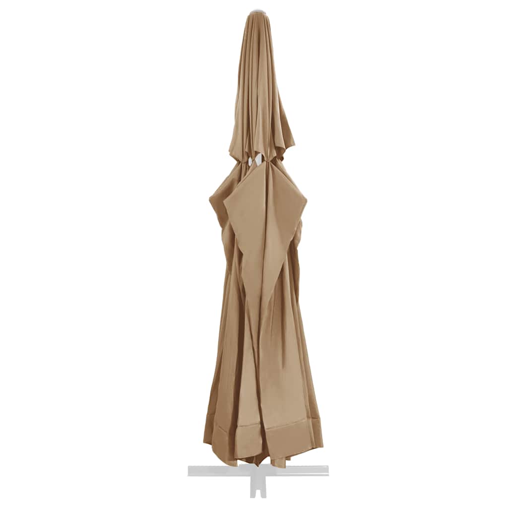 Ersatzbezug für Sonnenschirm Taupe 610 cm