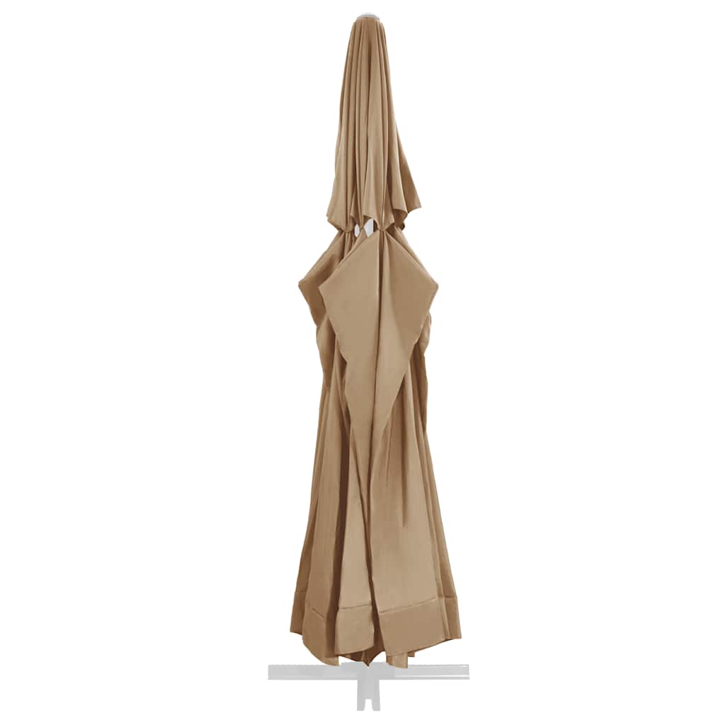 Ersatzbezug für Sonnenschirm Taupe 610 cm