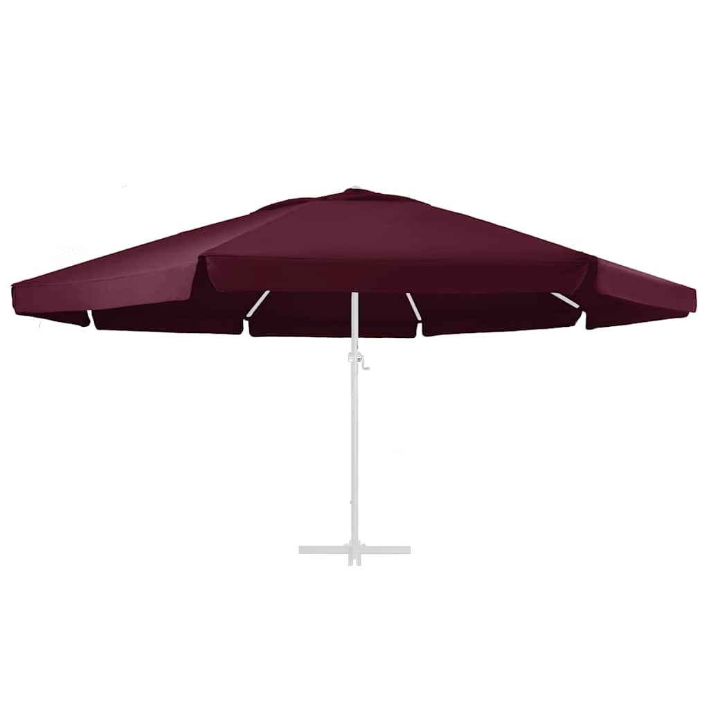 Ersatzbezug für Sonnenschirm Bordeauxrot 610 cm