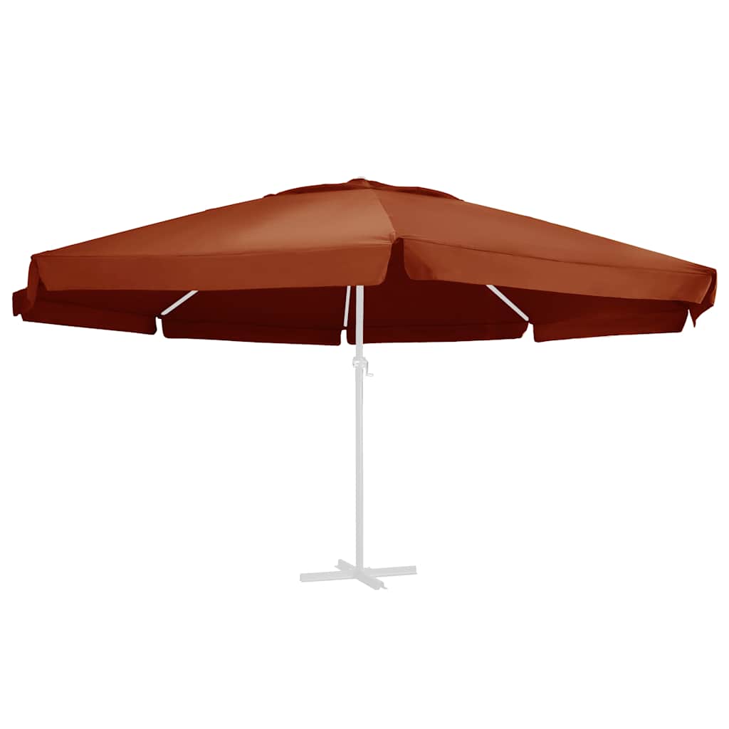 Ersatzbezug für Sonnenschirm Terracotta-Rot 610 cm