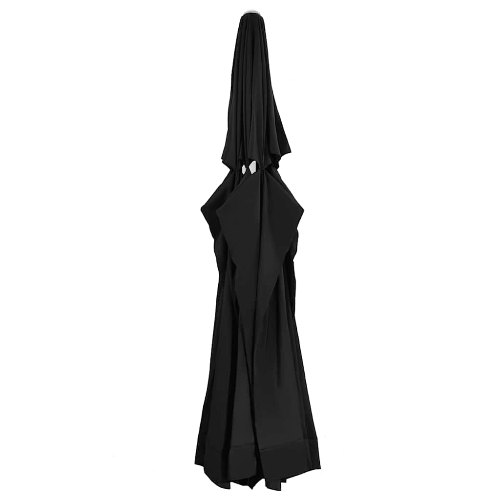 Ersatzbezug für Sonnenschirm Schwarz 610 cm