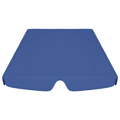 Ersatzdach für Hollywoodschaukel Blau 188/168x145/110 cm