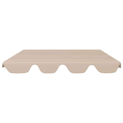 Ersatzdach für Hollywoodschaukel Beige 150/130x105/70 cm