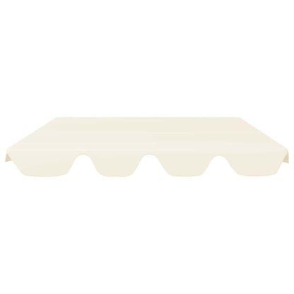 Ersatzdach für Hollywoodschaukel Creme 150/130x105/70 cm