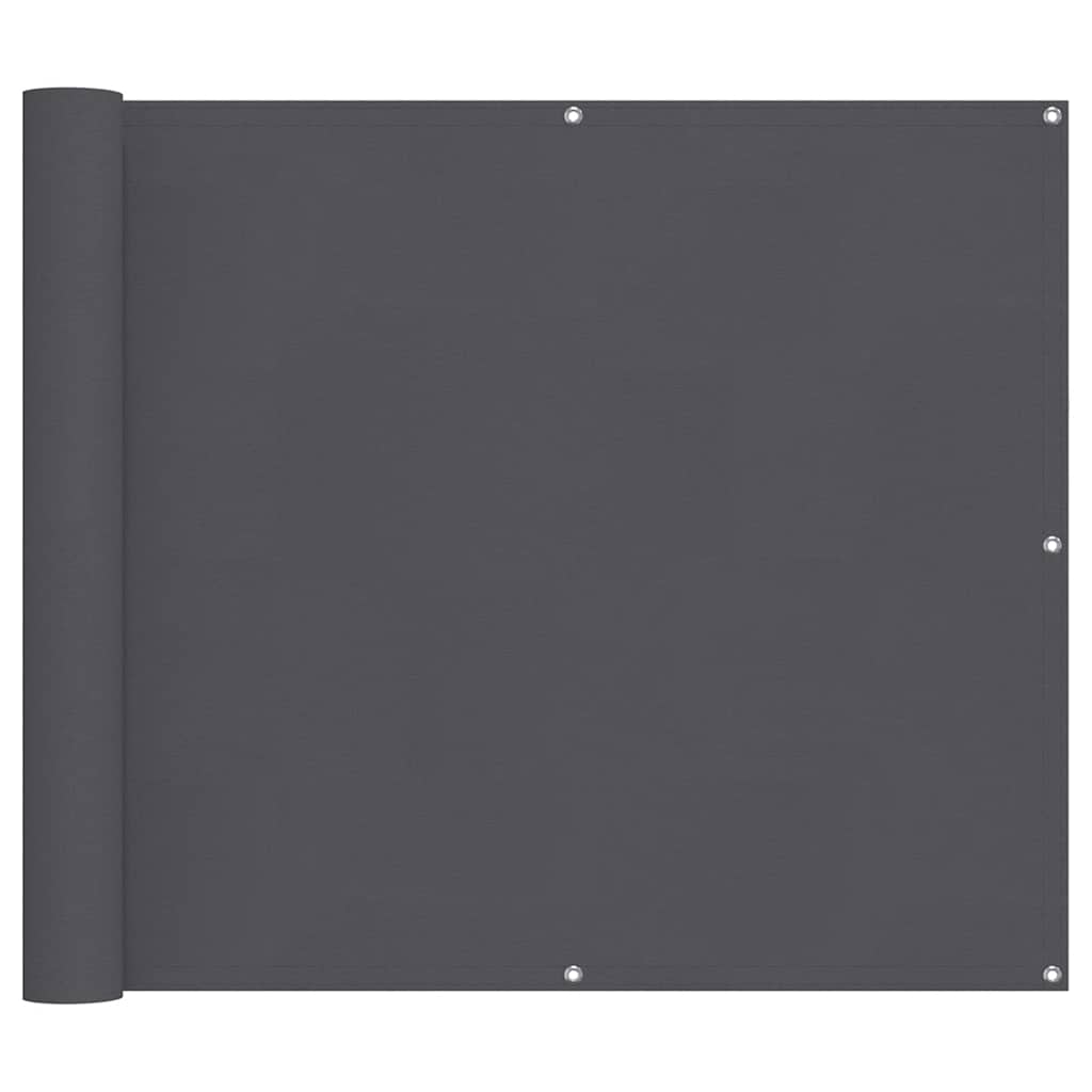 Balkon-Sichtschutz Anthrazit 90x300 cm Oxford-Gewebe