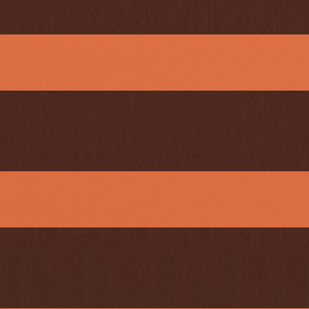 Balkon-Sichtschutz Orange und Braun 120x500 cm Oxford-Gewebe