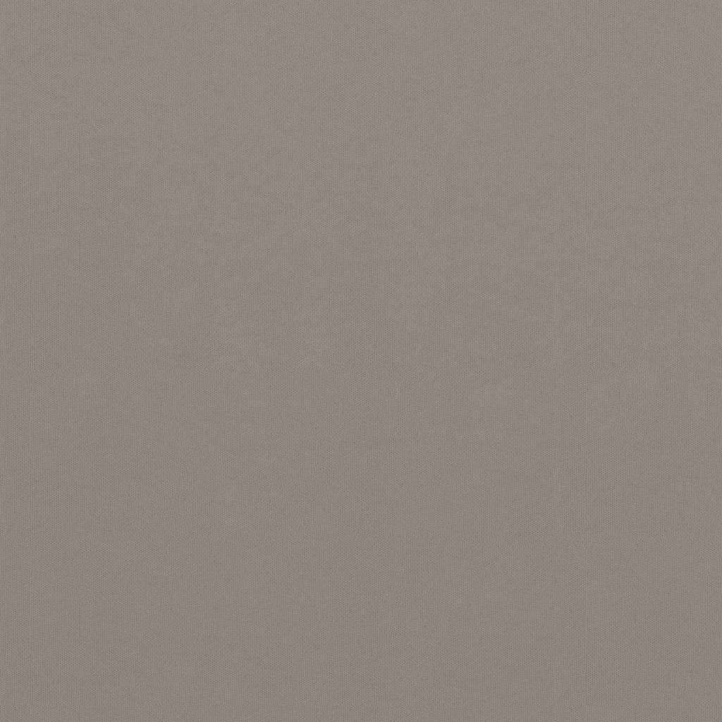 Balkon-Sichtschutz Taupe 120x600 cm Oxford-Gewebe