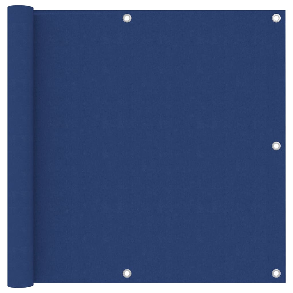 Balkon-Sichtschutz Blau 90x500 cm Oxford-Gewebe