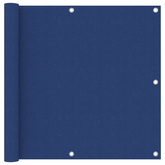 Balkon-Sichtschutz Blau 90x500 cm Oxford-Gewebe
